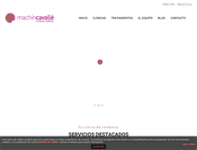Tablet Screenshot of machincavalle.es